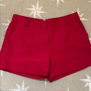BCBG Maxazaria red dress shorts